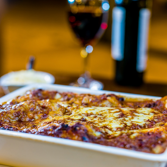 Traditional Bolognese lasagna €15 (500g)