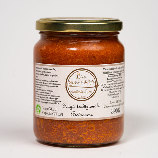 Ragù tradizionale bolognese Lina Sapori e Delizie