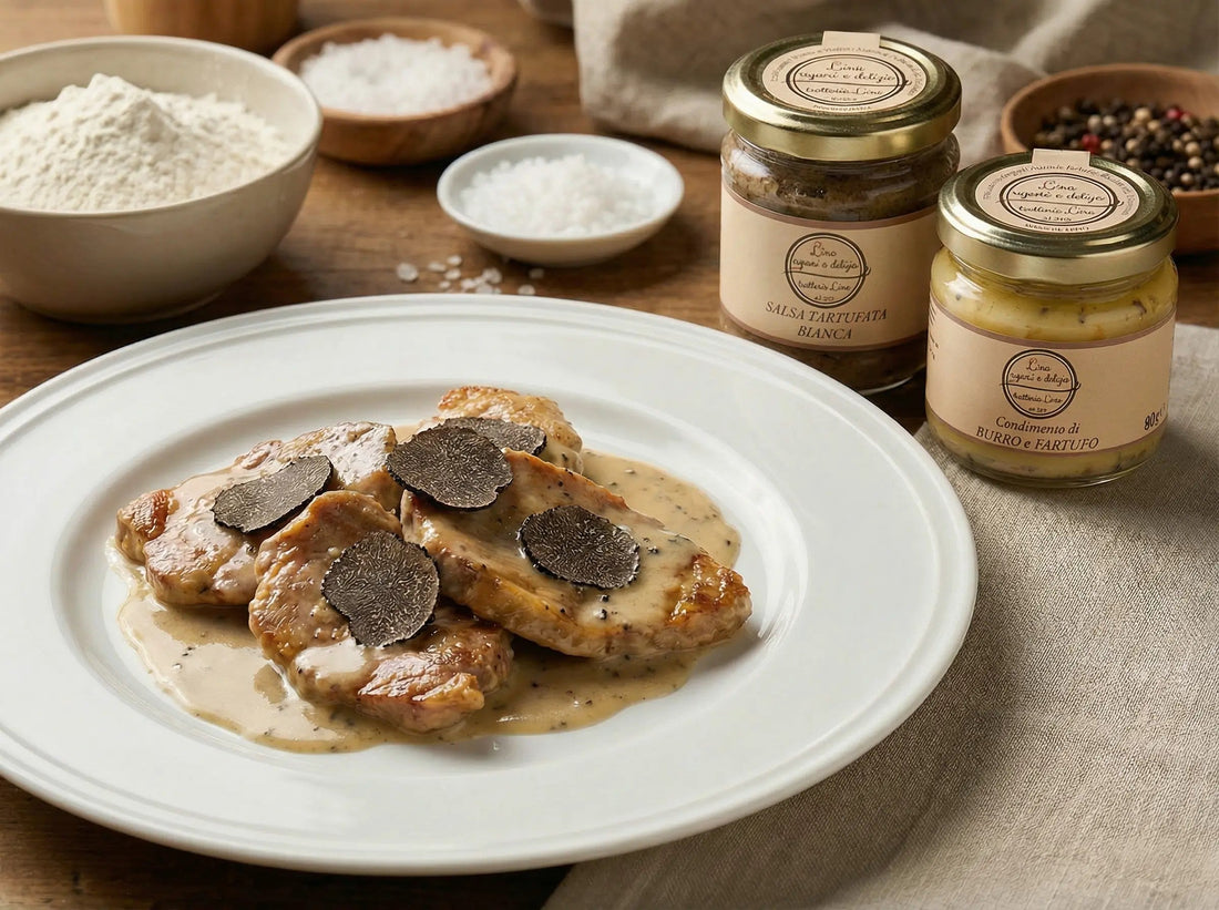 Scaloppine alla salsa tartufata