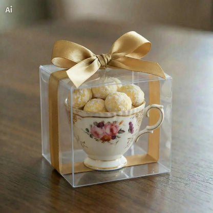 Gastronomisches Gastgeschenk mit Kandiszucker