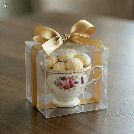 Gastronomisches Gastgeschenk mit Kandiszucker