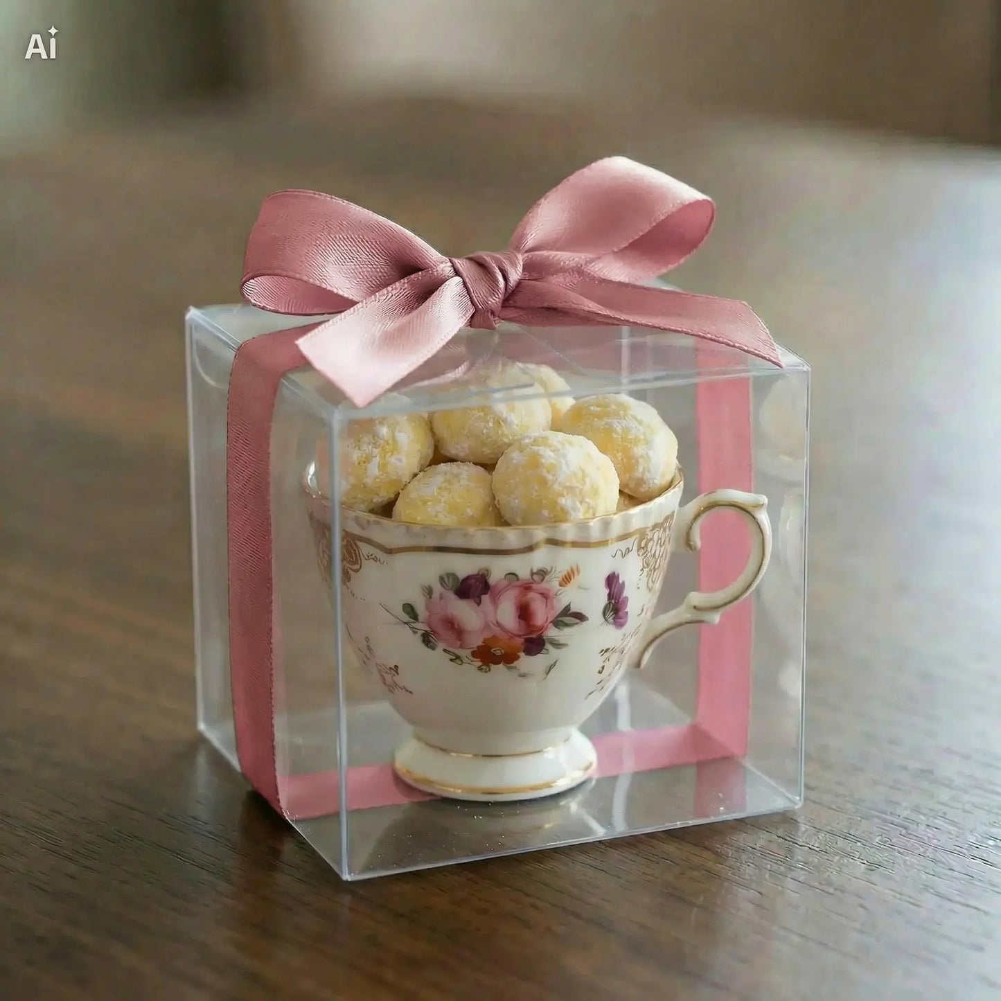 Gastronomisches Gastgeschenk mit Kandiszucker