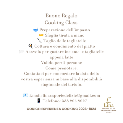 Buono Esperienza Cooking Class