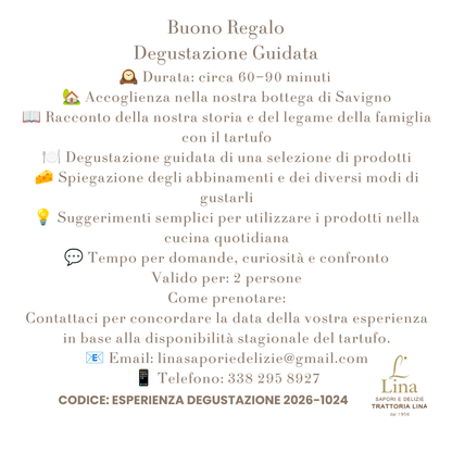A Tavola con Lina - Degustazione guidata