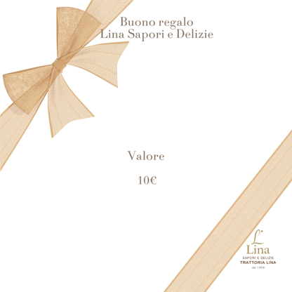 Buono regalo Lina Sapori e Delizie
