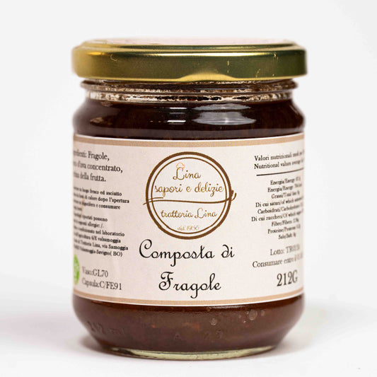 Composta artigianale di fragole 212 g