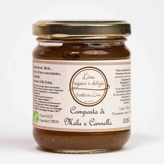 Composta artigianale di mele e cannella 212 g