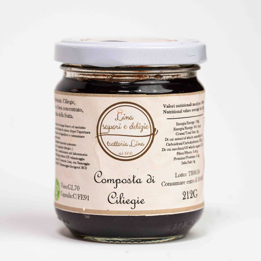 Composta artigianale di ciliegie 212 g