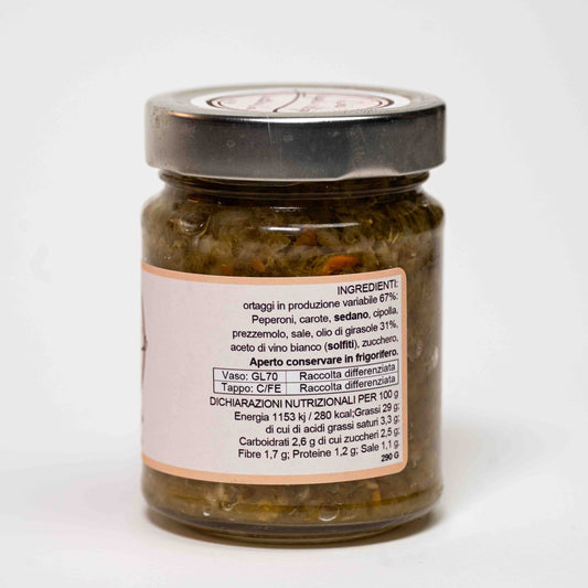 Salsa artigianale verde della Lina
