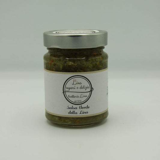 Salsa artigianale verde della Lina